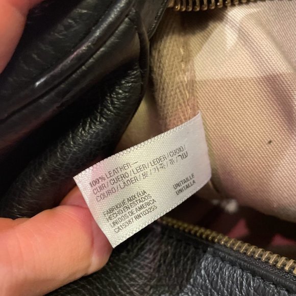 American Apparel Black Leather Handbag - Picture 7 of 7